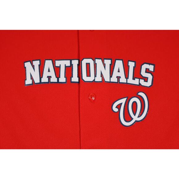 Washington Nationals Jersey Mens XL MLB Baseball True Fan Series Polyester Shirt - Picture 4 of 8